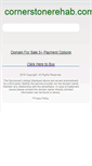 Mobile Screenshot of cornerstonerehab.com